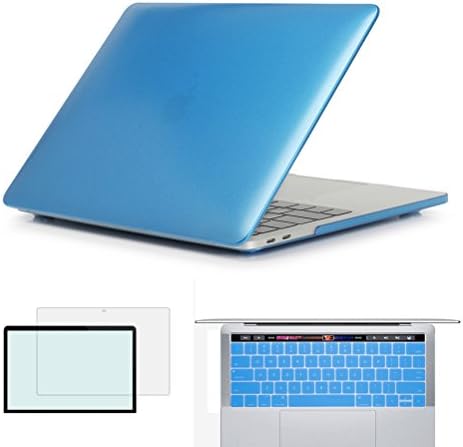 RYGOU Metallic Hard Case with Keyboard Cover Screen protectoe for Newt MacBook Pro 13 inch with Touch Bar Model:A1706 (Released in Oct 2016)