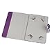 Aokdis Universal Polka Dot Leather Stand Case Cover For Android Tablet PC 7 inch (purple)