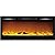 Moda Flame 35 Inch Cynergy Log Built-In Wall Mounted Electric Fireplace