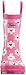 Hatley Little Girls Flower Heart Garden Rain Boots, Pink, 10