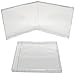 50 Standard PREMIUM Empty Clear Plastic Replacement CD Jewel Boxes (10.4mm Thick CD Cases) (Trays Sold Separately) #CDBS10CLPR