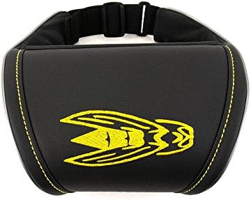 Dodge Challenger black car neck support pillows for driving Dodge Challenger interior accessories Support cushion with emblem embroidery