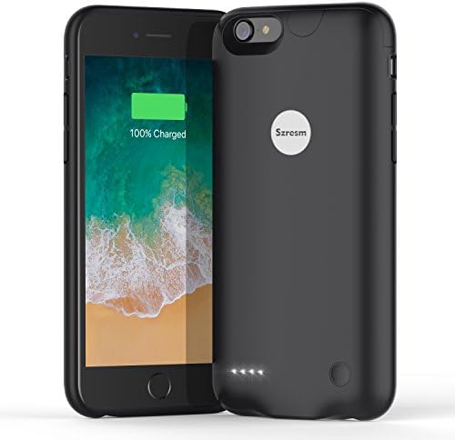 iPhone 8 / 7 Battery Case, Szresm Ultra Slim Portable Charging Case for iPhone 8 / 7(4.7 inch) with 2800mAh Capacity/External Juice Pack Charger Case
