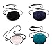 ConStore 4 PCS Adults Silk Eye Patch Elastic Eye Patches Amblyopia Strabismus Corrected Visual Acuity Recovery Eye Patch Mask Cover Padsthumb 2
