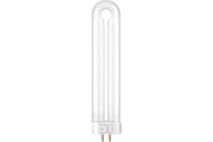 GOOTOP Replacement Bulb for Zap T6 Pro, K15, T9,X3 Bug Zapper, 15W, 4-Pin Base, U-Tube Bulb Twin Tube Bulb