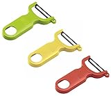 Kuhn Rikon Original Swiss Peeler 3-Pack Red/Green/Yellow
