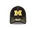 NCAA Michigan Wolverines College Crux Line Neo 39THIRTY Stretch Fit Cap, Medium/Large, Black