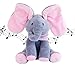 BESTB Peek-a-Boo Elephant Animated Talking Singing Stuffed Plush Elephant Stuffed Doll Toys Kids Gift Present Boys & Girls Birthday Xmas Gift