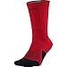 NIKE Unisex Dry Elite 1.5 Crew Basketball Socks (1 Pair), University Red/Black/Black, X-Large
