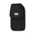 Reiko Horizontal Pouch Belt Clip Holster Case for Samsung Galaxy S6/S6 Duos - Retail Packaging - Black