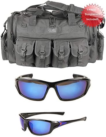 Nexpak USA TFBP130 5100 Cu. in. 30 Inch Convertible Backpack Duffel Duffle Molle Tactical Shoulder Bag + Key Ring Carabiner or Sunglasses
