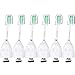 Jiuzhoudeal Toothbrush Replacement Heads Compatible with Philips Sonicare Electric Toothbrush, 6 Pack, White