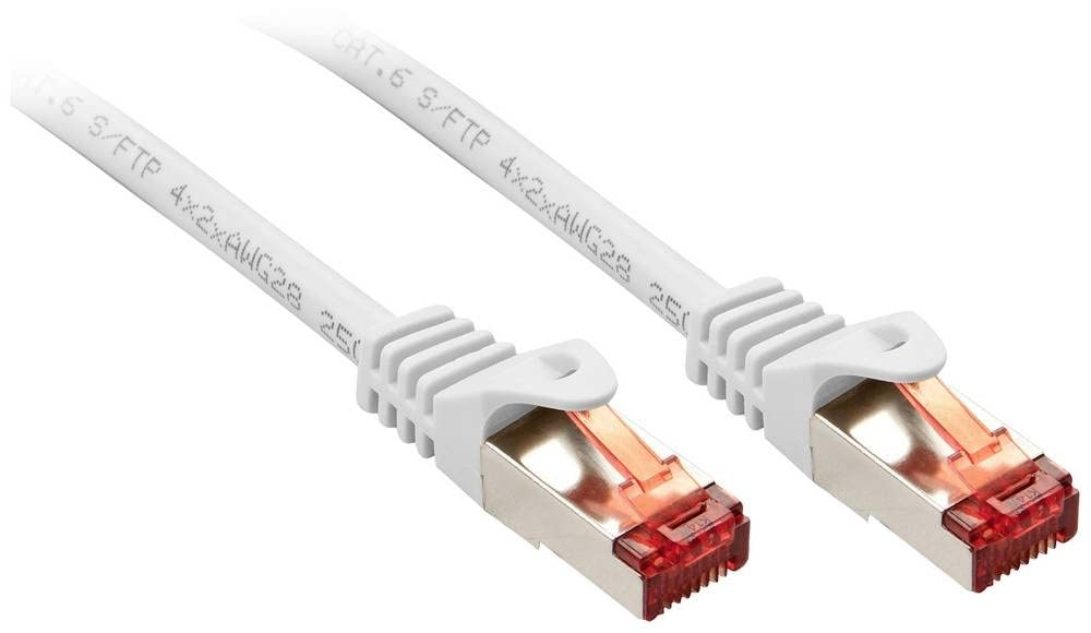 Lindy Cat. 6 S/FTP 10 m 10 m Cat6 S/FTP (S-STP) White – (10 m, Cat6, Network Cable RJ-45, RJ-45, S/FTP (S-STP), White)