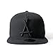 LEEYA N05 Hipster Tide Brand Hip hop Snapback Hat Baseball Cap Unisex (Black)