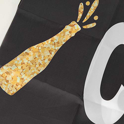 Large-Cheers-to-40-Years-Banner-Black-and-Gold-Forty-Birthday-Flag-40th-Birthday-Party-Outdoor-Decoration-98-x-16-feet