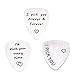 iJuqi Boyfriend Gifts for Him Men - 3PCS Boyfriend Guitar Pick, Boyfriend Gifts for Christmas, Valentines Gifts for Boyfriend Husband Fiancé Son Brother