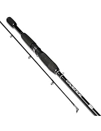 Cadence CC4   Combo giratorio ligero con varilla de grafito de 24 tonos de 2 piezas, marco de carbono compuesto y placas laterales, mango ergonómico de goma EVA, carrete y varilla