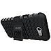 For Samsung Galaxy J3 Emerge Case, J3 Prime / J3 Mission / J3 Eclipse / J3 2017 / J3 Luna Pro / Sol 2 / Amp Prime 2 / Express Prime 2 Case, OEAGO Tough Rugged Dual Layer Case with Kickstand (Black)