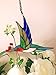 Stained Glass Humming Bird Window Hanging Sun Catcher, 6 1/2