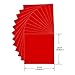 Red Glossy Vinyl Sheets-12 Pack 12