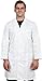 Utopia Wear Men Lab Coat with 41" inch Kick Pleat (White)