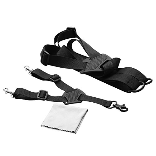 UPC 709445053106, Powerextra Shoulder Neck Strap Belt Sling Lanyard Necklaces for DJI Phantom 4 3 Inspire 1 Remote Controller - With Microfiber Cleaning Cloth