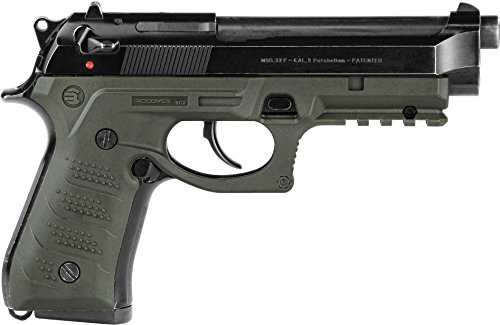 Recover Tactical BC2 Grip & Rail System for Beretta 92 M9 Series Pistol, Green