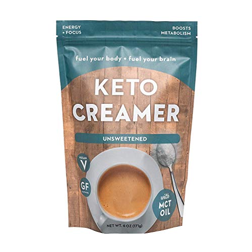360 Nutrition Keto Creamer with MCT Oil Unsweetened Dairy Free Coffee Creamer Milk