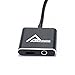 iPhone 7 Adapter, AMZ digital Dual-Use iPhone 7 Plus Adapter, Lightening to 3.5 mm Aux Headphone and Charger Support IOS 10.3 or Up, Two Color Available