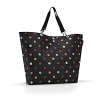 reisenthel Shopper XL, Extra Large Lightweight Tote Bag, Dots