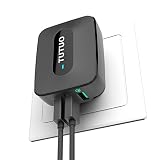 TUTUO USB Wall Charger Quick Charge 3.0 Fast AC Power Adapter 25W 3 Ports Travel Charging Station for Galaxy S9,iPhone,iPad Pro 11/12.9,Air 2/Mini, Pixel 3 3a XL,Oneplus 7 Pro,Galaxy S10, LG G7 Plus