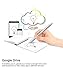 Neo smartpen N2 (Silver White) Bluetooth 4.0 Digital Pen for iOS, Android Smartphones and Tablets -INCLUDES- N Pocket Notebook Set (5 Books)