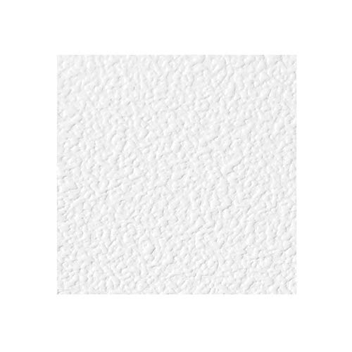 Genesis Fasade Stucco Pro White Ceiling Tiles - Easy Drop-in Installation - Waterproof, Washable and Fire-Rated - High-Grade PVC to Prevent Breakage (6x6 Inch - Sample)