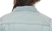 PERHAPS U Women's Short Cropped Denim Jacket Button Front Long Sleeves Jean Jackets for Women (XX-Large, Light Blue)