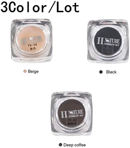 PCD Professional Eyebrow Micro Tattoo Ink Set Lips Microblading Permanent Makeup Pigment Colorfastness 3 Piece