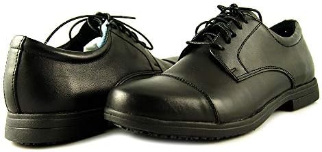 Laforst Peter Mens Slip Resistant Leather Dress Shoe Black