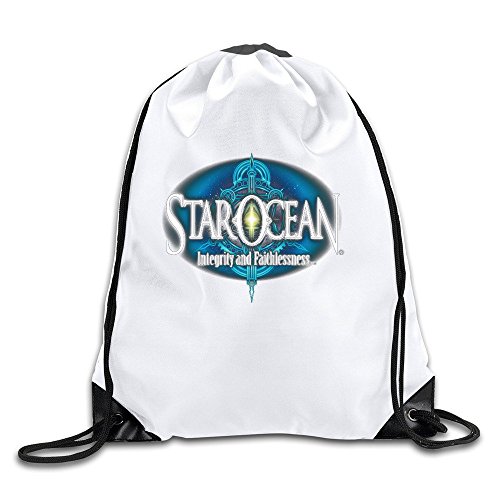 Waterproof Breathability Customized Star Ocean Action Role-playing Video Games Drawstring Travel Sports Backpack Drawstring Backpack Cinch Sack