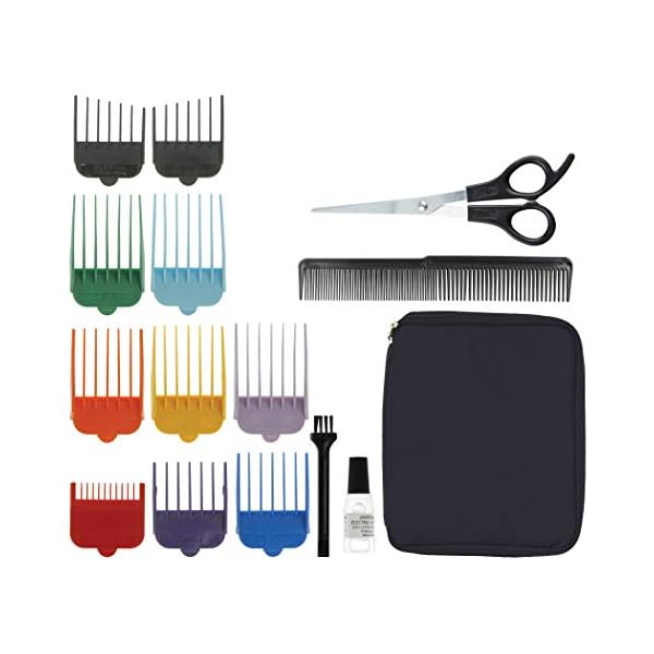 Wahl Colour Pro Cordless Clipper, Hair Clippers for Men, Men’s Head Shaver, Colour Coded Guide Combs, Clippers for…