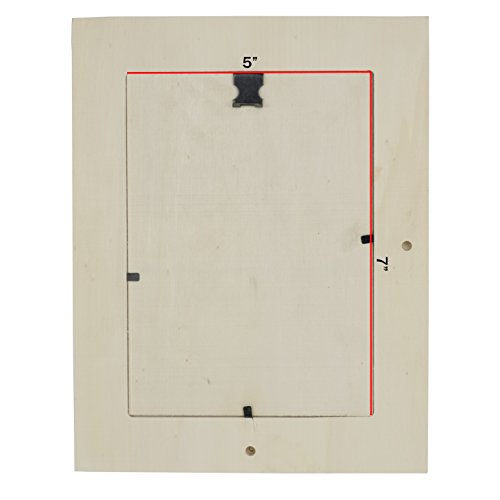 Купить Unfinished Solid Wood Photo Picture Frames 5x7 Inch Ready to