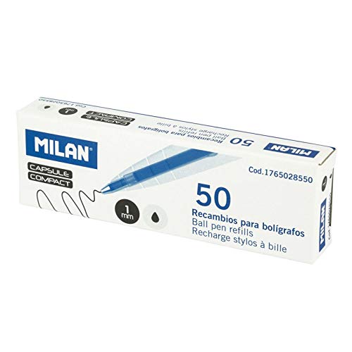 MILAN Box of 50 refill leads CAPSULE and COMPACT black