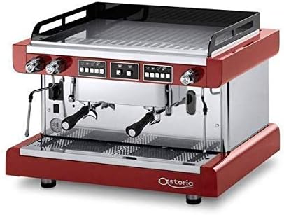 Astoria Pratic Avant SAE Automatic 2 Group Espresso Machine BLACK, WHITE, RED