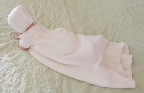 Traditional French Baptism Gown Knitting Pattern