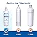 Waterspecialist 469690 ADQ36006101 Refrigerator Water Filter, Replacement for LG® LT700P®, Kenmore® 9690, ADQ36006102, 46-9690, LFXS30766S, WSL-3, FML-3, RFC1200A, Pack of 3