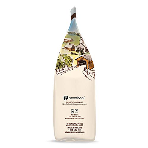 NEW ENGLAND COFFEE HAZELNUT CRÈME MEDIUM ROAST GROUND COFFEE, 22OZ BAG (PACK OF 1)