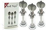 AnE Toys #1 BEST Natural Nipple Correction Cups for Flat or Inverted Nipples are NOW available in triplets (3 packs - three pieces) (Includes a storage pouch)