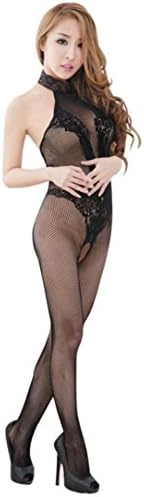 Shanglite Woman Sleepwear Chemise Nightgown Lace Lounge Dress Deep V-Neck Halter Babydoll