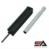 Sylvan Arms Armorer's Glock Disassembly Take Down Hex Tool Pin Punch and Glock Front Sight Tool (Black and Silver)