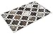 Superior Indoor Large Area Rug, Jute Backed, Perfect for Living/Dining Room, Bedroom, Office, Kitchen, Entryway, Modern Geometric Trellis Floor Decor, Viking Collection, 5' x 8', Chocolate
