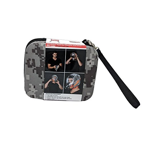 FireMask RPD60 with Firegloves - Escape a Fire Safely - Emergency Respiratory Protective Device Against Smoke, Carbon Monoxide and Toxic Fumes - Thumbnail 5