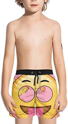 Trum Namii Boy's Quick Dry Swim Trunks This Girl Loves Pizza Shorts